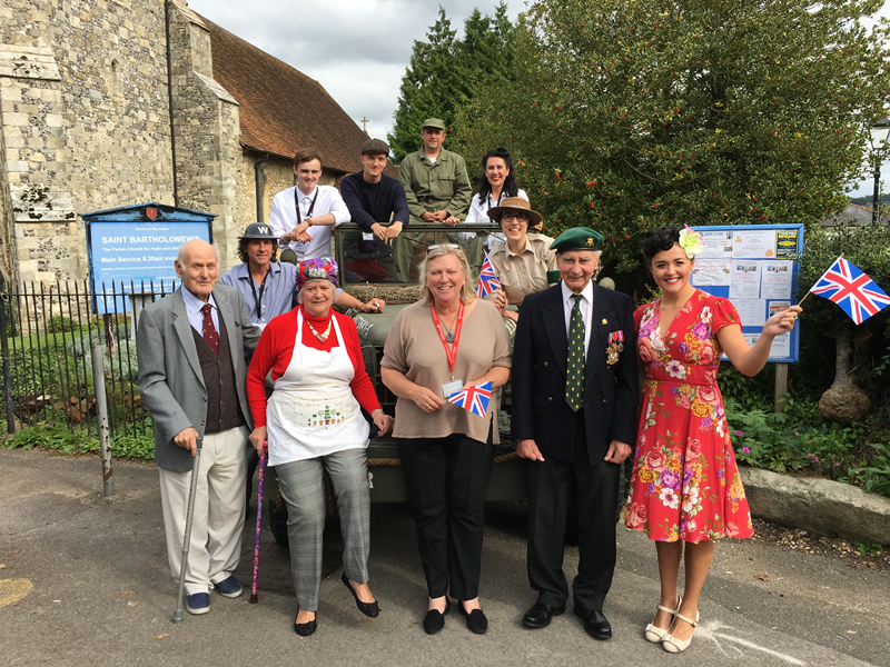 Tenants and TACT enjoy wartime tea party